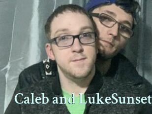 Caleb_and_LukeSunset